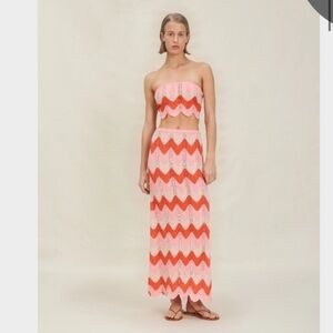 Devon Windsor Sia set Top Skirt M NWT